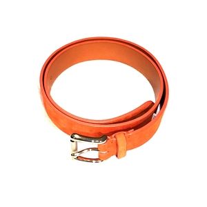 Ralph Lauren Men's Leather Suede Belt Orange
